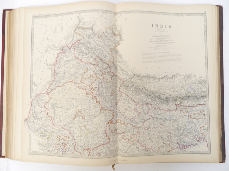 Alexander Keith Johnston: 'The Royal Atlas of Modern Geography', Edinburgh & London, 1872, - Image 7 of 11