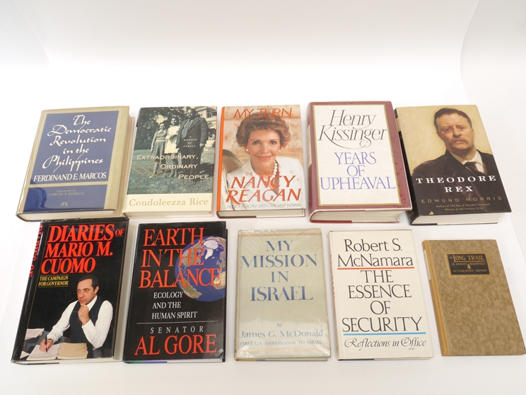 Ten books and autobiographies relating to politics and government, all signed, - Image 2 of 7