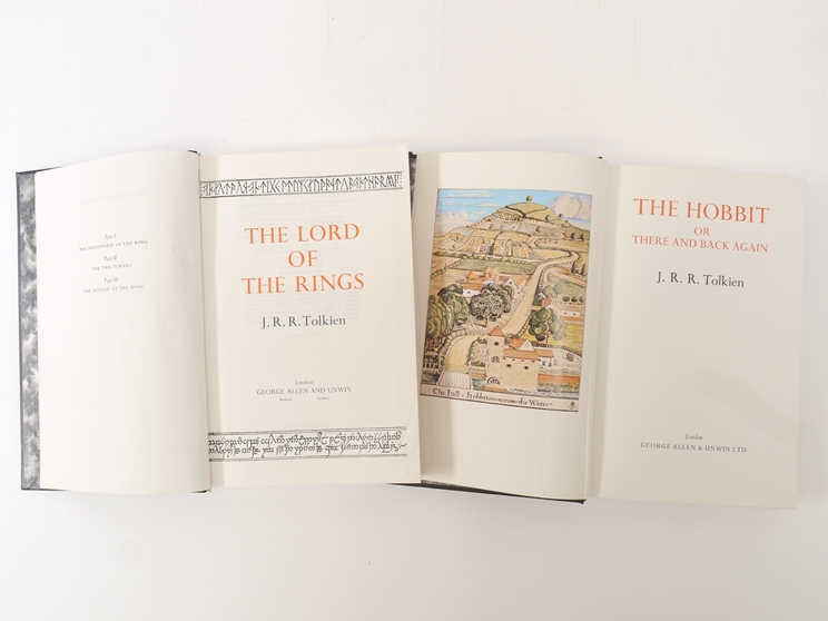 J.R.R. Tolkien, 2 titles: 'The Hobbit', London George Allen & Unwin, 1976, 1st deluxe edition, 1st - Image 6 of 10