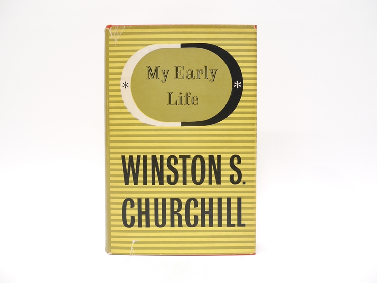 Winston Spencer Churchill: 'My Early Life, A Roving Commission', Odhams Press postwar reprint,