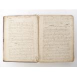 A manuscript recipe book, manuscript receipts in several different hands,