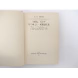 H.G. Wells: 'The New World Order', London, Secker & Warburg, 1940, 1st edition, original cloth