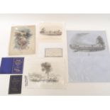 Seven items of ephemera relating to International Exhibitions 1851-1901,