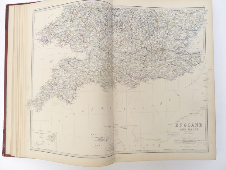 Alexander Keith Johnston: 'The Royal Atlas of Modern Geography', Edinburgh & London, 1872, - Image 6 of 11