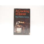Roy Harley Lewis: 'A Cracking of Spines', New York, St Martin's Press, 1981, 1st US edition,