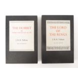 J.R.R. Tolkien, 2 titles: 'The Hobbit', London George Allen & Unwin, 1976, 1st deluxe edition, 1st