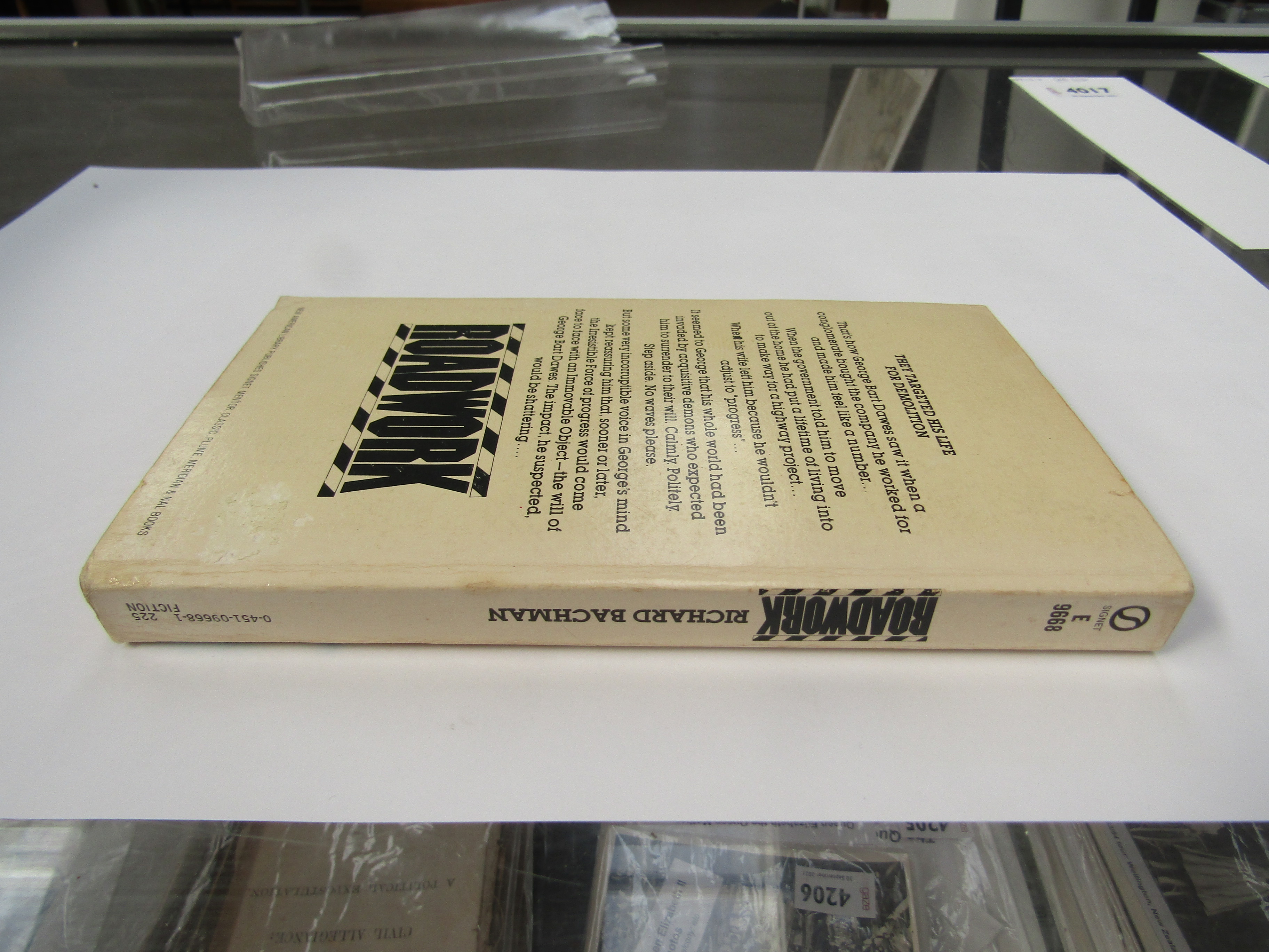 Richard Bachman [i.e. Stephen King]: 'Roadwork', New York, Signet, 1981, 1st edition, - Image 7 of 13