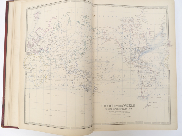 Alexander Keith Johnston: 'The Royal Atlas of Modern Geography', Edinburgh & London, 1872, - Image 4 of 11