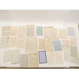 Approximately 30 19th Century and early 20th Century autograph letters signed,