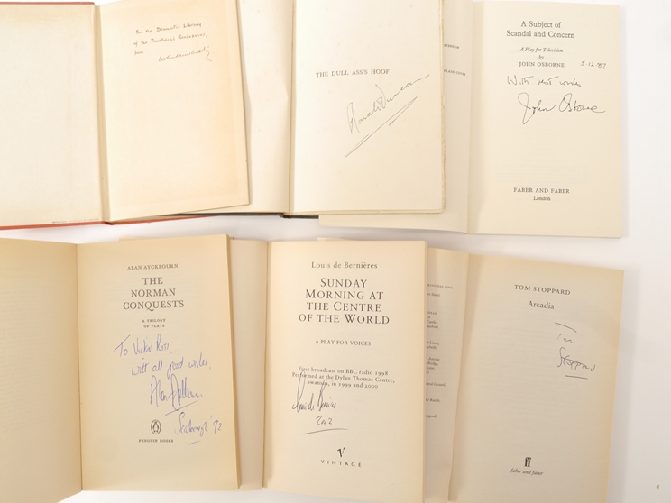 A collection of plays, twenty nine titles, many signed, including Alan Ayckbourn: 'Three Plays - Abs - Image 6 of 9