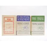 Franz Kafka, 3 titles: 'In The Penal Settlement', 1949, 1st UK edition, 'The Trial', 1950,