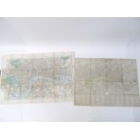 John Cary: 'London, Westminster & Southwark', engraved folding map,