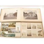 A large early 20th Century leatherbound album compiled from a round the world journey, 1909-1910,