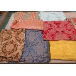 A good quantity of 18th, 19th and early 20th Century silks, woven textiles,