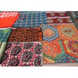 A significant quantity of striking African prints, Mali, Kenya & Niger etc,