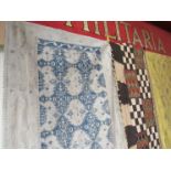An 18th Century early 19th Century very rare Taureg or Berber flat weave rug,