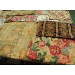 Late 19th Century through to early/mid 20th Century large scale florals, cotton, chintz,