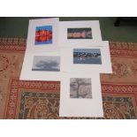 PETER DEVENISH (XX-XXI): Five limited edition screen prints of various scenes,