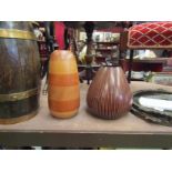 Two modern decorative vases,