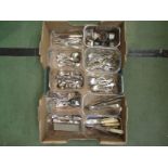 A large quantity of small cutlery including lobster picks, pickle forks,