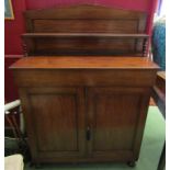 A George III mahogany chiffonier,