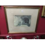 A William Russell Flint 'The Court of the Hundred Vanities' limited edition pencil signed print,