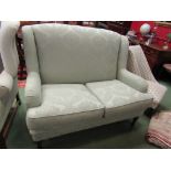 A Wesley Barrell Victorian style two seater sofa, approx.