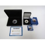 The Duke and Dutchess of Cambridge - a cased Royal Tour 2014 203 silver medallion from Numisproof,