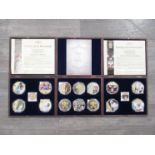 Three Windsor Mint cased presentation sets - portraits of a Princess,