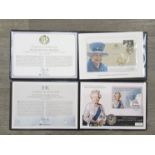 Four Westminster Mint Coin covers - Queen Elizabeth II 85th Birthday,