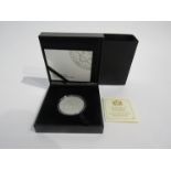 A 2018 1oz silver proof Krugerrand, South African Mint, cased and boxed, limited edition of 15,
