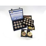 A Westminster Mint cased set of 36 Diamond Jubilee commemorative coins with photographic insets,