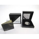 A 2017 1oz silver proof Krugerrand, South African Mint, cased and boxed, limited edition of 15,