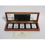 A United Kingdom 2015 first strike silver proof Britannia set, cased with certificate,