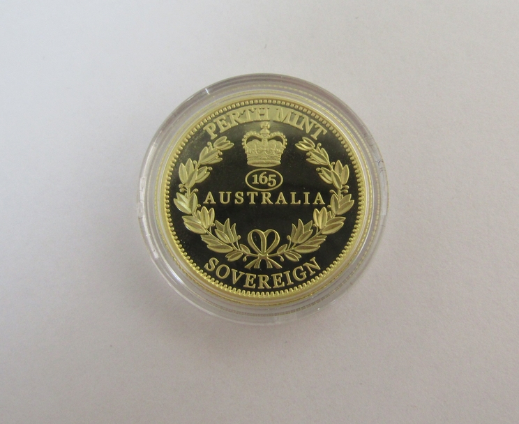 A 2020 Australian sovereign, gold proof, The Perth Mint, - Image 2 of 3