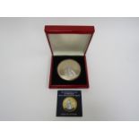 A Tristan Da Cunha Ten Crowns 2012 super crown size 88mm, The London Mint,
