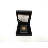 A George V 1914 sovereign in a London Mint presentation box