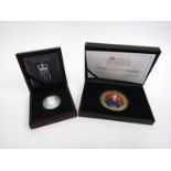 A Westminster Mint 66mm coin for The Queens 90th Birthday in 2016, cased,