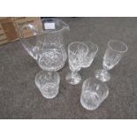 Crystal glass decanter, jug,