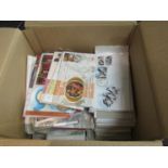 A box of first day covers