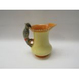 An Art Deco Burleigh ware jug of parrot design, 18.