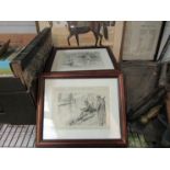 A quantity of early 20th Century Punch prints, framed and glazed, 13.