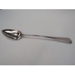 A George Smith & William Fearn silver basting/stuffing spoon of plain form,