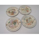 A set of twelve Burleigh ware Ye Olde English customs plates,