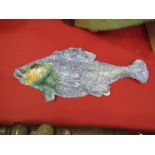 A Mary Wyatt sculptural ceramic fish,