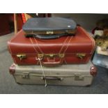 Vintage cases including leather example