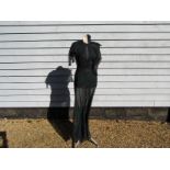 OSSIE CLARK: Original early 1970's silk chiffon wrap around dress/negligee