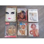 A quantity of fashion magazines from the 1960's & 1970's to include Harpers Bizzar, Harpers & Queen,