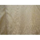 Two pairs of country house style curtains together with one single curtain,