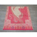 A large paisley shawl,